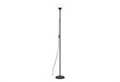 Homefit Audrey Φωτιστικό Δαπέδου Μαύρο Ε27 178cm