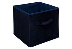 Κουτί Αποθήκευσης Βελούδινο B-Five Box Μπλε Marin 31x31cm