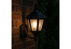 Grunding Ηλιακή Απλίκα Τοίχου LED Flame 19.5x10x27.5cm