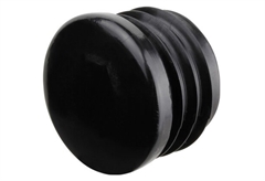 Lux Τερματική Τάπα Σωλήνα Πλαστική Μαύρη 27mm