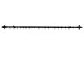 Κουρτινόβεργα Homefit Lance Επεκτεινόμενη Φ16/19mm 120/210cm Μαύρη