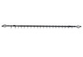 Κουρτινόβεργα Homefit Prado Επεκτεινόμενη Φ16/19mm 120/210cm Μαύρη/Χρυσή