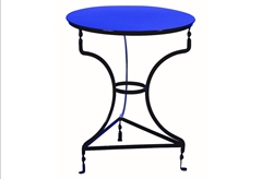 Τραπέζι Οία (3795-5010) 60x72cm Μεταλλικό Μπλε