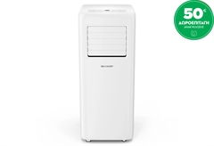 Sharp ULC09EAW Φορητό Κλιματιστικό Ψύξης 9000BTU