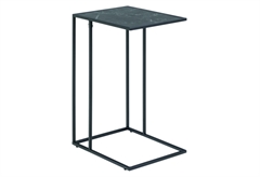 Βοηθητικό Τραπέζι AC Design Furniture Infinity Μαύρο Μ45xΠ35xΥ63cm
