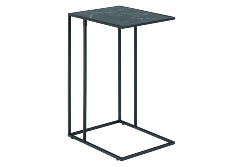 Βοηθητικό Τραπέζι AC Design Furniture Infinity Μαύρο Μ45xΠ35xΥ63cm