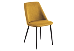 Καρέκλα Ines 57.5xΠ49.2x84cm Σκούρο Κίτρινο