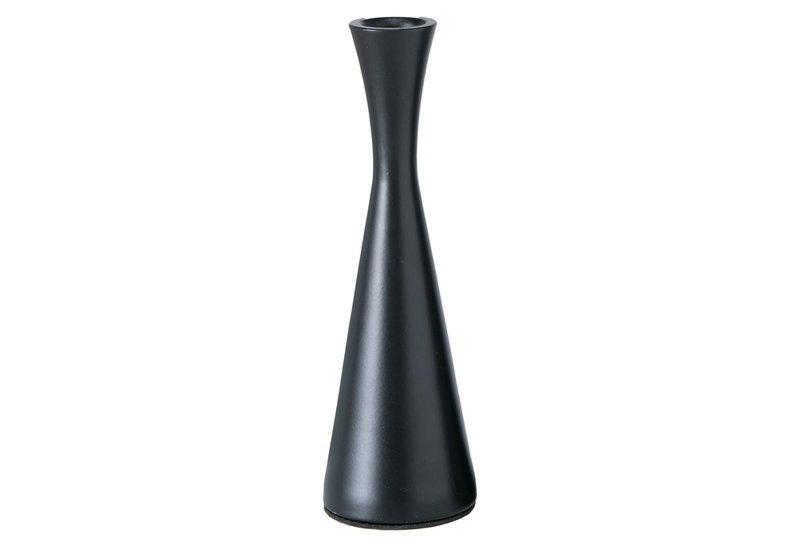 Boltze Cone Deco Κηροπήγιο Μεταλλικό 6x20cm Μαύρο