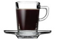 Espiel Carre Φλυτζάνι και Πιάτο Espresso Γυάλινο Διάφανο 75ml