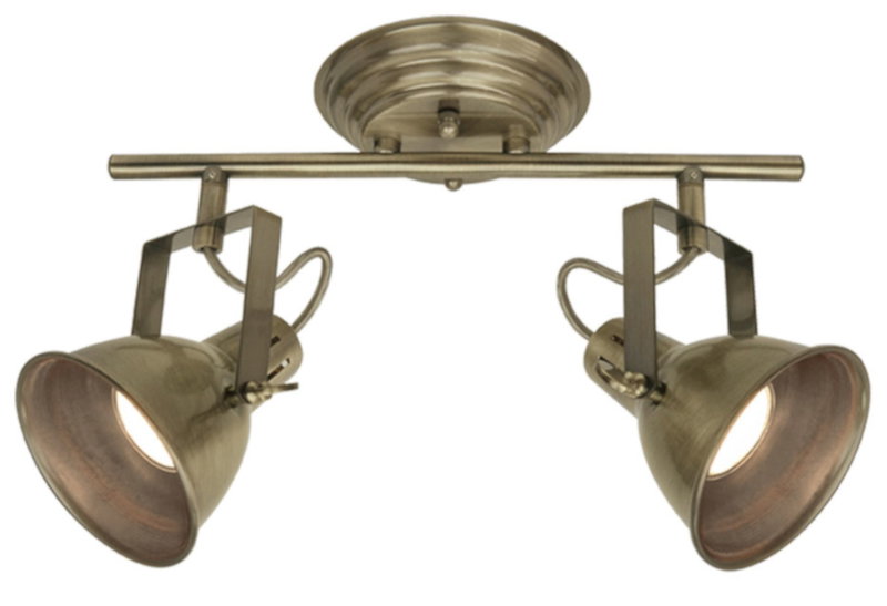 Viokef Praga Σποτ Διπλή Μπάρα 2x42W E14