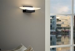 Eglo Metrass Led Μαύρο/Σατινέ 20x6x10.5cm
