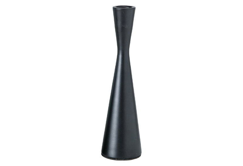 Boltze Cone Κηροπήγιο Μεταλλικό 6x26cm Μαύρο