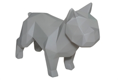 Atmosphera Διακοσμητικός Σκύλος Origami 24.5x10.5x18.5cm Deco σε Τρία Χρώματα