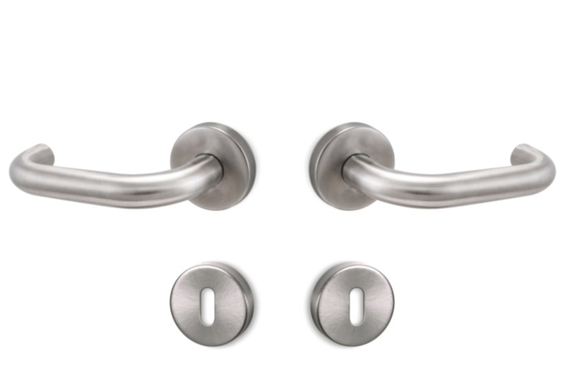 Conset Πόμολο Εσωθύρας (C1335RORM01M01) με Ροζέτα Σετ Inox