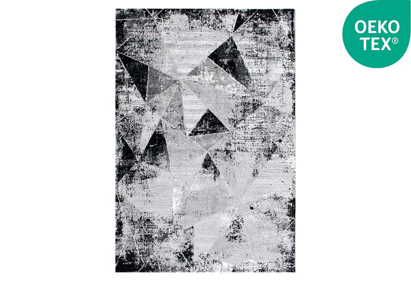 Χαλί Polcarpet Monaco 230x160cm (327 GREY/BLACK)