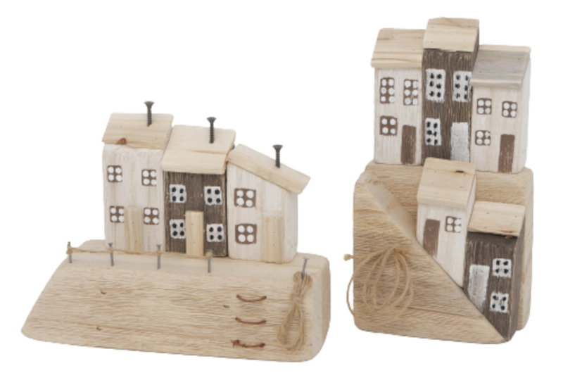 Boltze Fuente Deco Διακοσμητικό Σπιτάκι 21x9x17cm σε 2 Σχέδια