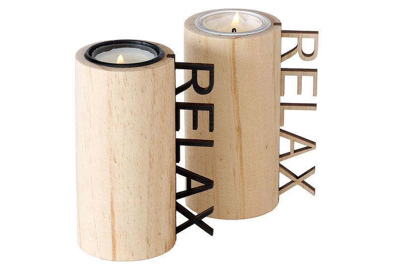 Boltze Relax Deco Βάση για Ρεσώ Ξύλινη 6x8x12cm σε 3 Αποχρώσεις