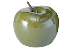 Boltze Perly Deco Διακοσμητικό Μήλο 11x9cm Χακί Δολομίτης