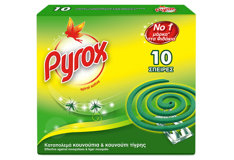 Pyrox Απωθητικό Φιδάκι για Κουνούπια 10 Σπείρες