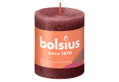 Bolsius Κερί Rustic Shine Velvet Red 35 Ωρών 8x6.8cm