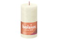 Bolsius Κερί Rustic Shine Soft Pearl 60 Ωρών 13x6.8cm