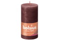 Bolsius Κερί Rustic Shine Velvet Red 60 Ωρών 13x6.8cm