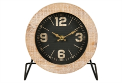Ostaria Αναλογικό Ρολόι Wood&Metal Φ.20cm