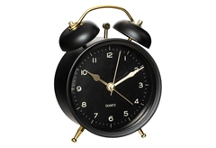 Επιτραπέζιο Ρολόι/Ξυπνητήρι Αναλογικό Atmosphera Φ9.7x13.5cm σε Διάφορες Αποχρώσεις