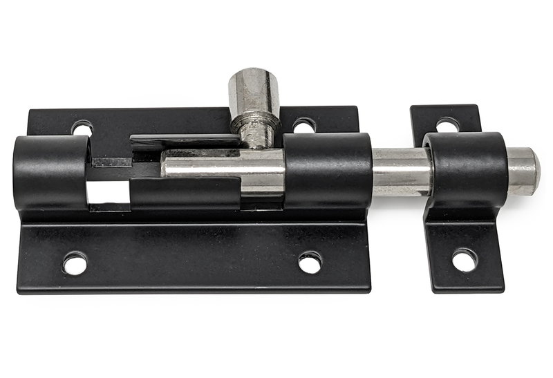 Metalor Σύρτης Αλουμινίου Βαρέως Τύπου 80mm Μαύρος