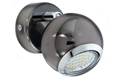 Eglo Bimeda Σποτ Μονό 2.8W GU10 Ανθρακί/Ασημί