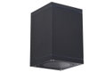 VK Leading Light IP54 01069/B Σποτ Αλουμινίου Οροφής GU10 6x6x10cm Μαύρο