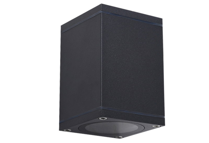 VK Leading Light IP54 01069/B Σποτ Αλουμινίου Οροφής GU10 6x6x10cm Μαύρο