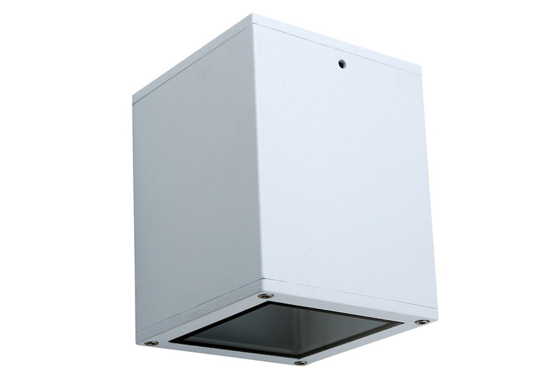 VK Leading Light IP54 01066/W Σποτ Αλουμινίου Οροφής E27 10.8x10.8x14cm Λευκό