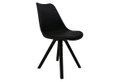 Καρέκλα Homefit Stone M54xΠ48xY83cm Μαύρη
