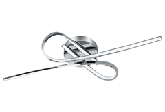 Eglo Selvina Μεταλλική Πλαφονιέρα LED Ασημί