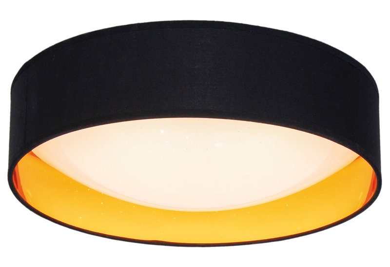 Viokef Alice Πλαφονιέρα LED Μαύρη
