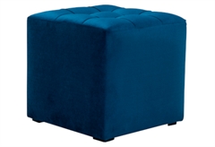 Liberta Cube Σκαμπώ Σκούρο Μπλε 45x45cm