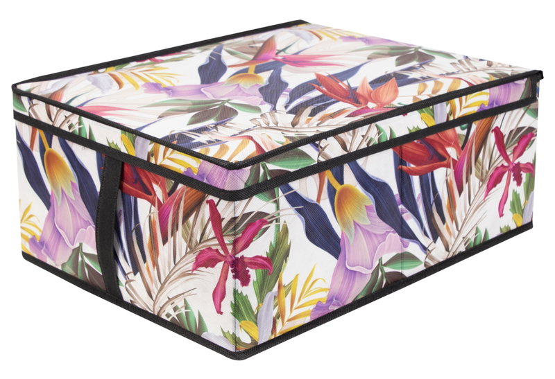 Κουτί Αποθήκευσης Non Woven Floral Beauty 48x36x19cm