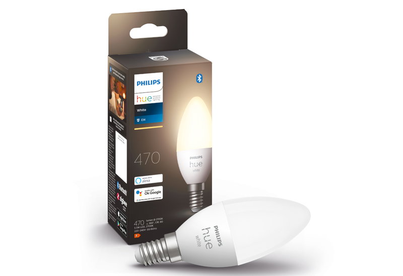 Philips Hue White Λαμπτήρας Κερί E14 5.5W Γαλακτερός