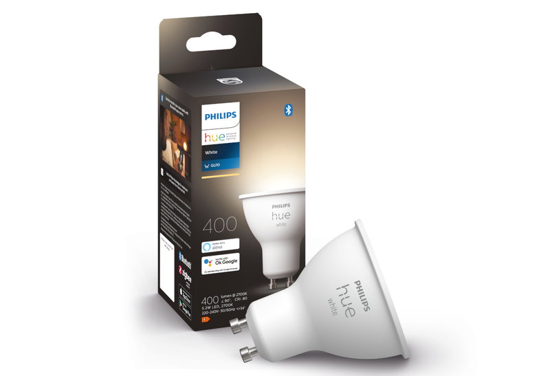 Philips Hue White Λαμπτήρας Σποτ GU10 5.2W Γαλακτερός