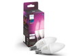 Philips Hue White&Colour Ambiance Λαμπτήρας Κερί E14 5.3W Σετ 2 Τμχ