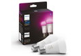 Philips Hue White&Colour Ambiance Λαμπτήρας E27 9W Σετ 2 Τμχ