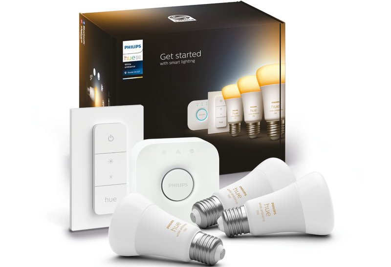 Philips Hue White Ambiance Λαμπτήρες Τυπικοί E27 8W Γαλακτεροί Kit 5 Τεμαχίων