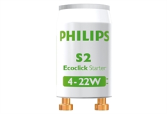 Εκκινητής Φθορισμού Λευκός 4-22W Ecoclick S2 Philips