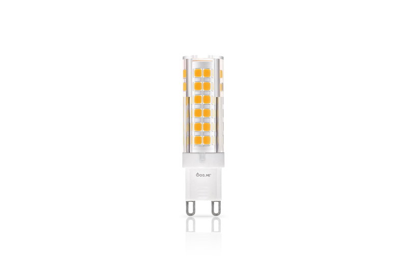 Fos Me Λαμπτήρας LED Κάψουλα G9 8W Ζεστό Λευκό Φως Διάφανος