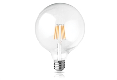Fos Me Λαμπτήρας LED Σφαιρικός E27 10W Dimmable Filament Clear