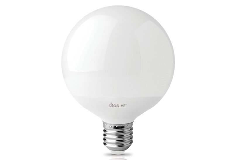 Fos Me Λαμπτήρας LED Σφαιρικός E27 18W Ζεστό Λευκό Φως Γαλακτερός