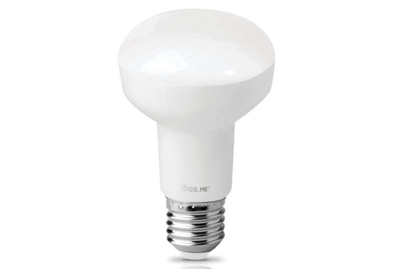 Fos Me Λαμπτήρας LED E27 8W Ζεστό Ψυχρό Φως Ημέρας Γαλακτερός