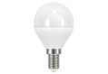 VK Leading Lights Λάμπα LED Σφαιρική E14 6W Ψυχρό Λευκό Φως Γαλακτερό Σετ 3 Τεμαχίων