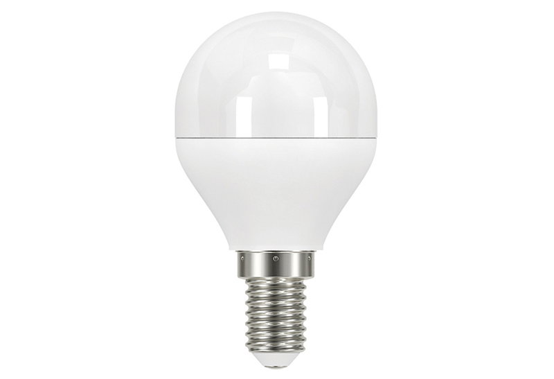 VK Leading Lights Λάμπα LED Σφαιρική E14 6W Ψυχρό Λευκό Φως Γαλακτερό Σετ 3 Τεμαχίων